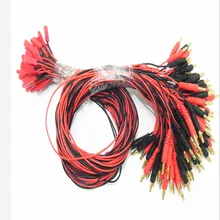 100 шт./лот JST до 4.0 мм Banana gold разъем для DIY Батарея часть с 60 см длинные 22awg силиконовый кабель