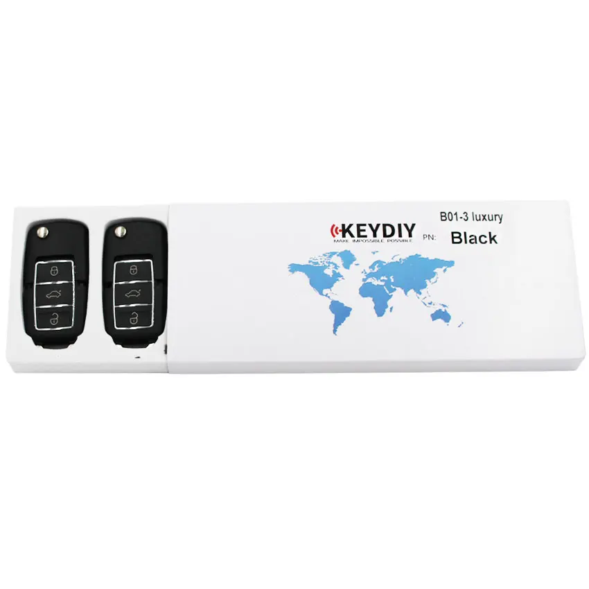 Мобильный телефон 3 кнопки Универсальный KEYDIY B01-3-LB класса люкс Стиль Черный пульт дистанционного управления Управление Key b-серия для KD900 KD900+, URG200, KD-X2