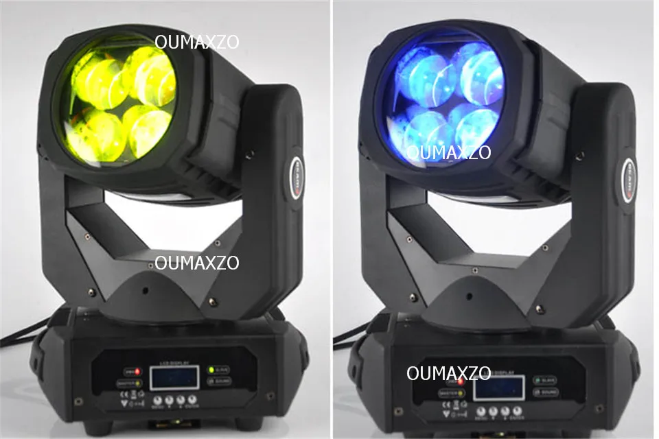 US $560.00 2pcslotampflightcase Led Super beam light 4x25w rgbw mini moving head led beam for disco party Super beam 4 mini dj disco 4x25w