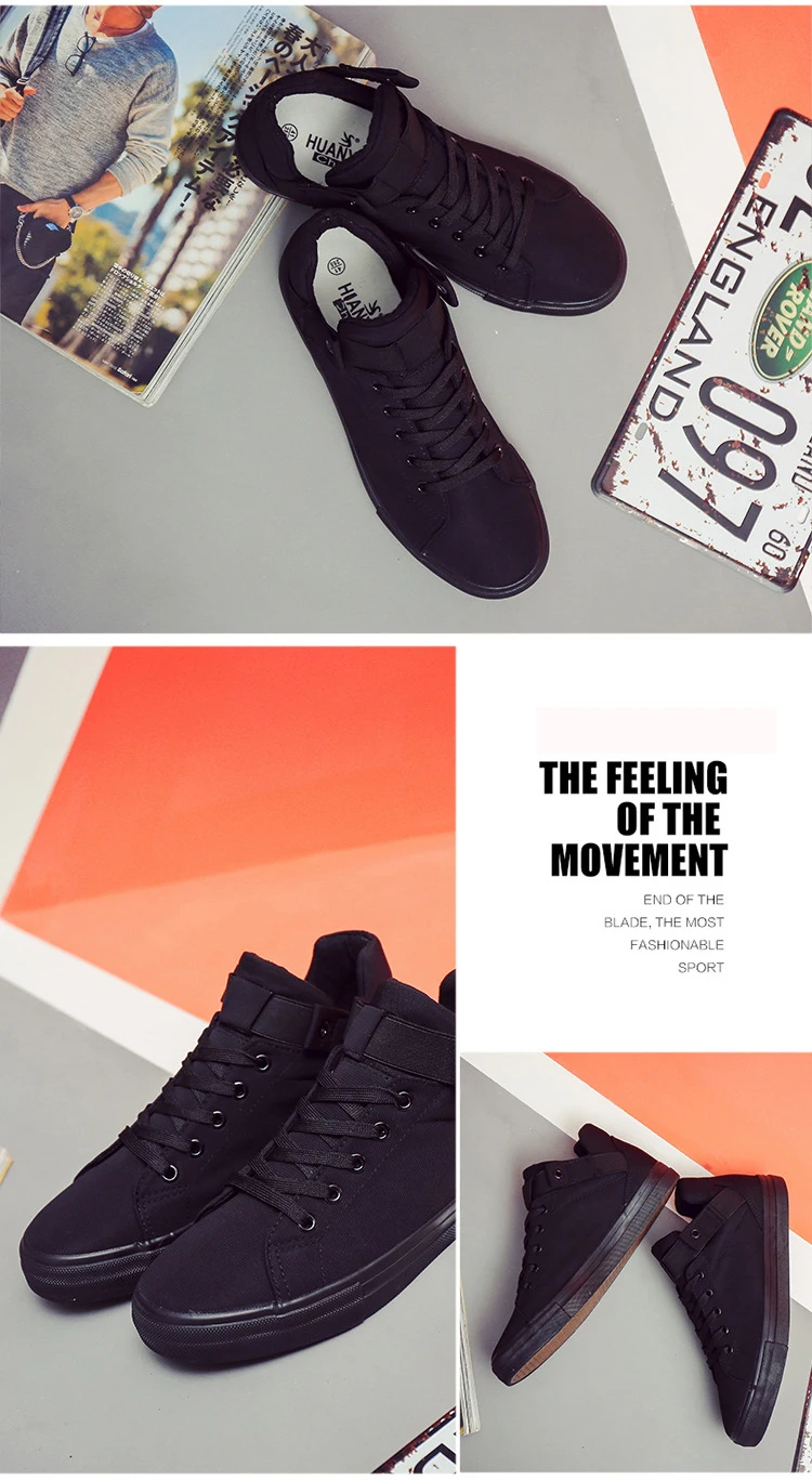 

2018 Hot Sale Canvas Men Shoes Breathable Men Casual Shoes Sneakers Lace-Up Flat Shoes for Male Espadrilles 36-45 KD570-583 B1