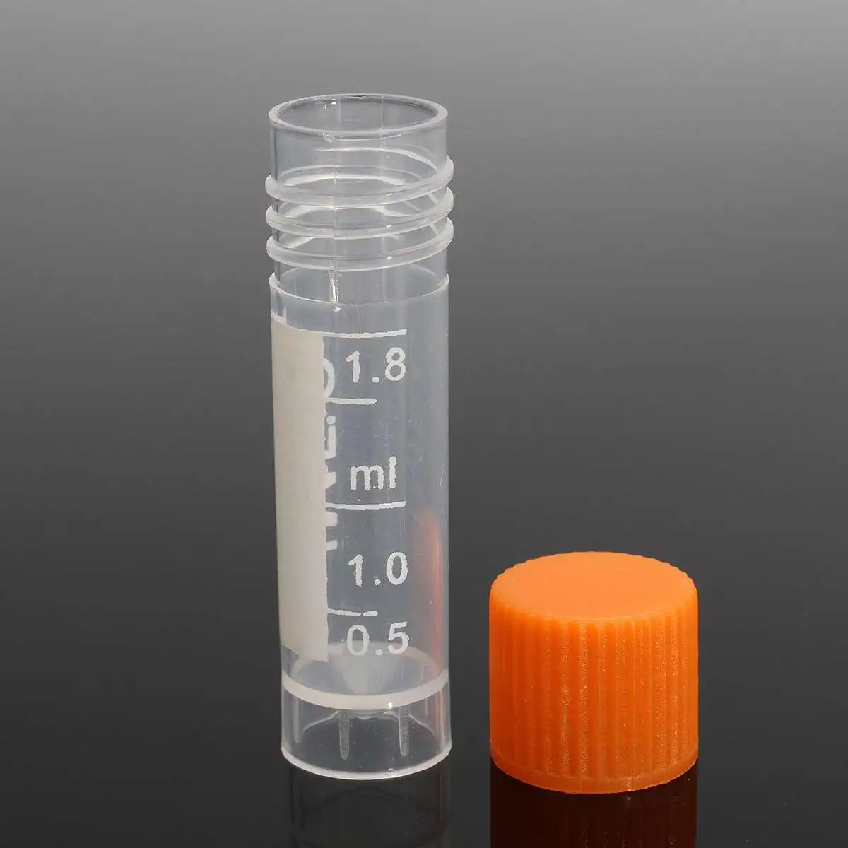 50 шт 1,8 мл выпускные центрифужные пробки PP лабораторный анализ пробки для замораживания прозрачный контейнер может выдавливать флаконы пластиковые бутылки