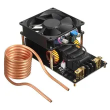 1000 Вт 20A звс индукционный нагрев машина вентилятор охлаждения pcb медные трубы 12-36 В с латунь катушки Бесплатная Доставка