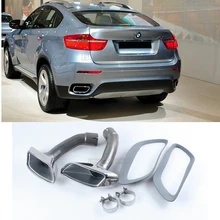 Z-ARTcar exhaust tips for BMW auto E71 X6 exhaust end tip car body kit for E71 X6 2008-2013