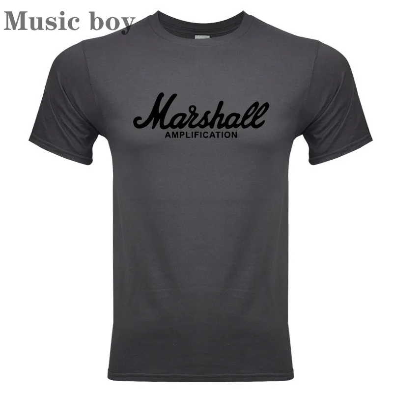 

Marshall T Shirt Logo Amps Amplification Guitar Hero Hard Rock Cafe Music Muse Tops Tee Shirts For Men Fashion Harajuku T-shirts