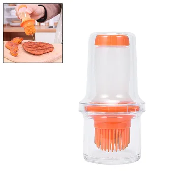 

Portable Silicone Grill Oil Bottle Brush Baking Honey Oil Grill Brush Baking Paint Brush Kitchen Gadget