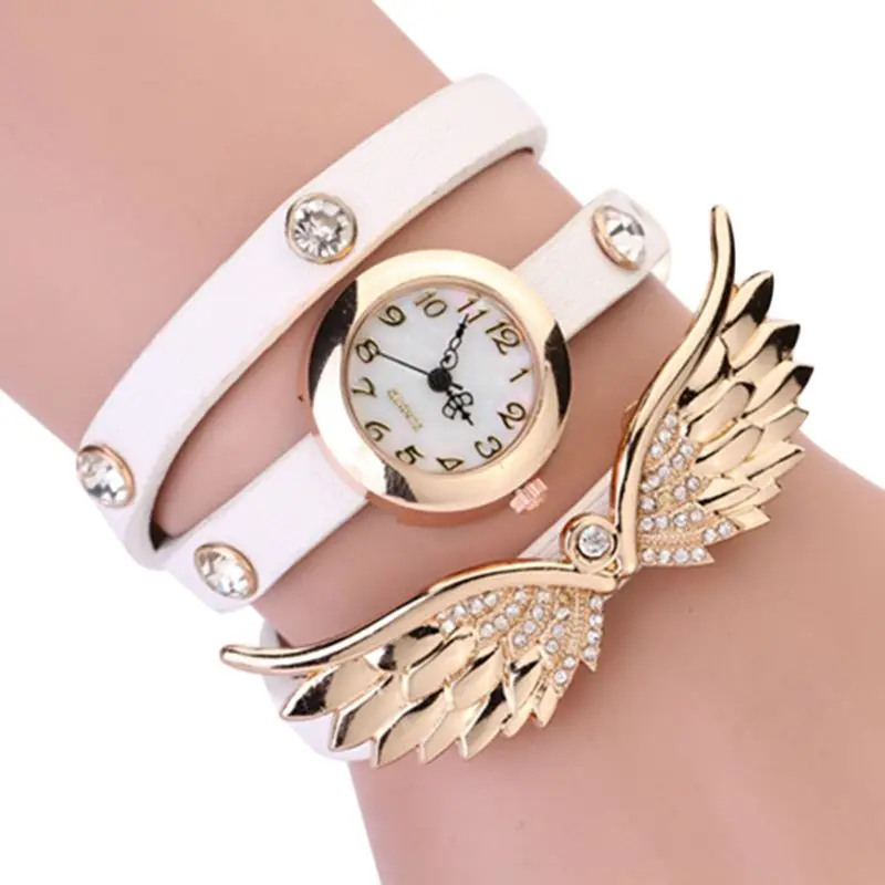 

Drill 3-ring Hand Chain Women watches Rhinestone Quartz Wristwatches Diamonds Watch band Multilayer Bracelet Round Clocks