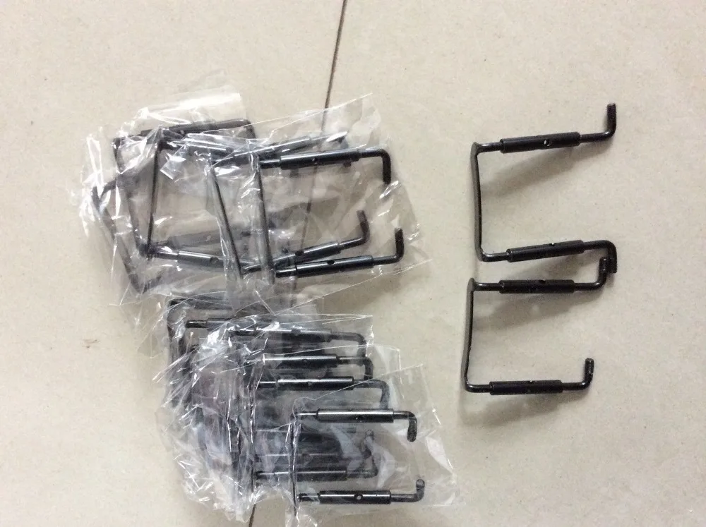 NEW 50 sets of violin chin rest brackets clamps black color for 4/4