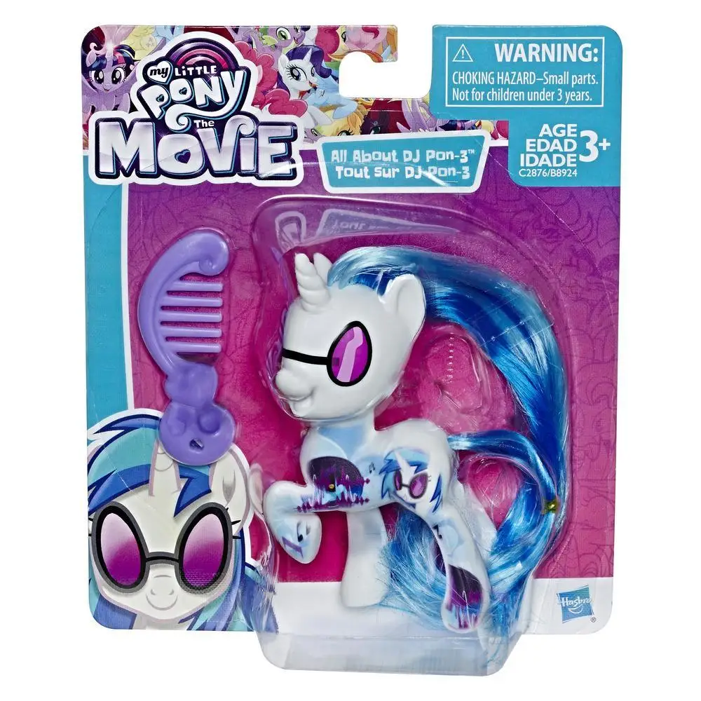 Игрушки My Little Pony DJ Pon-3 Big Mcintosh Rainbow Pinkie Rarity, фигурки, игрушки для детей, подарок на день рождения для девочек, Bonecas - Цвет: C2876