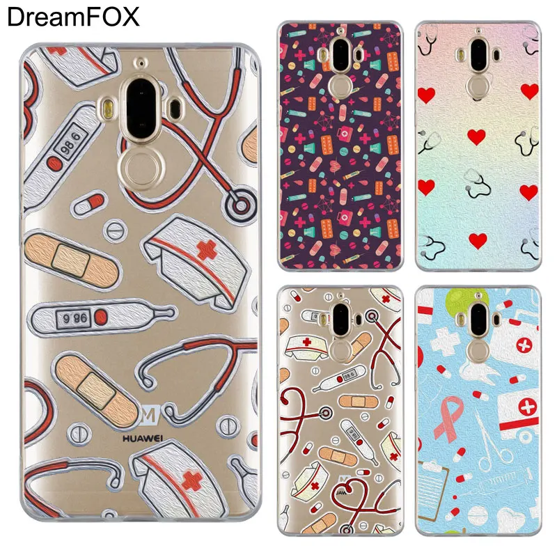 DREAMFOX M271 медицинская медицина Мягкий ТПУ силиконовый чехол для huawei mate 8 9 10 20 30 Lite Pro