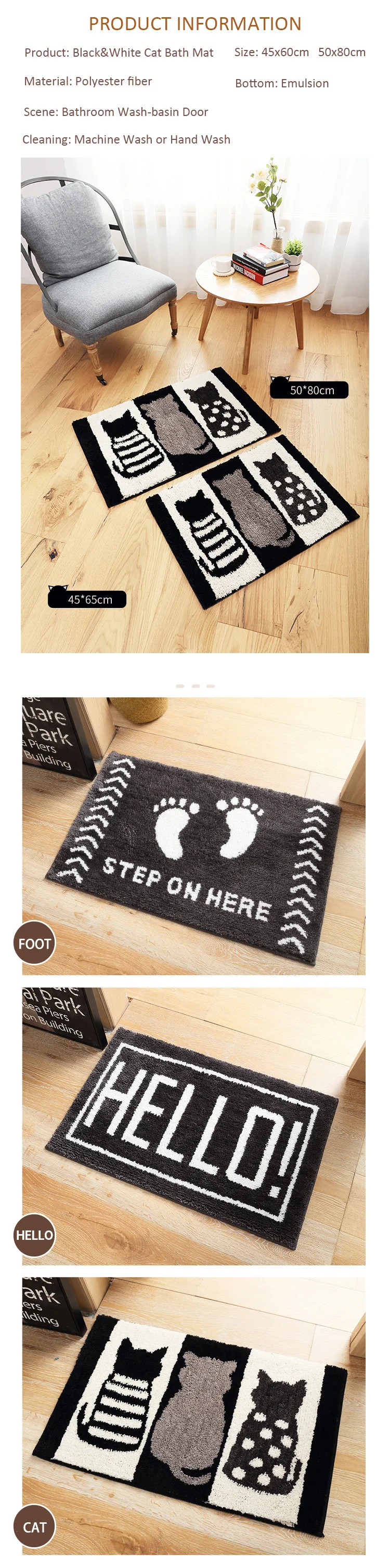 bath mat-rug-carpet-tapete de banho-  -  -size