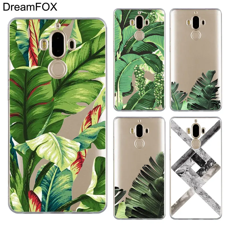 DREAMFOX M500 зеленые растения и цветы популярный Мягкий силиконовый чехол из ТПУ для