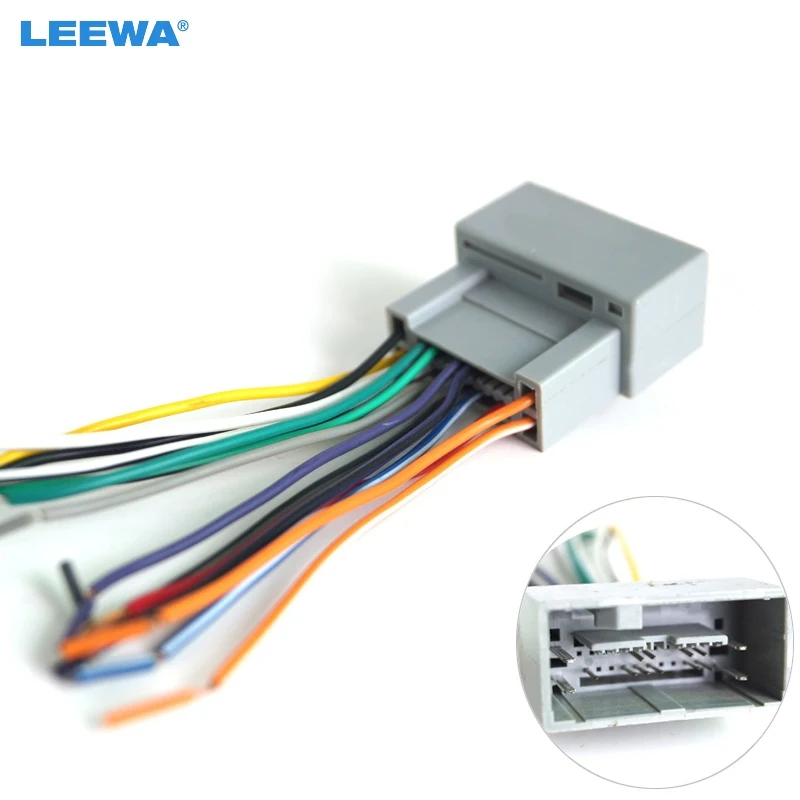 Leewa Car Radio Audio Stereo Amplifier Interface Wire Harness For Honda 2008
