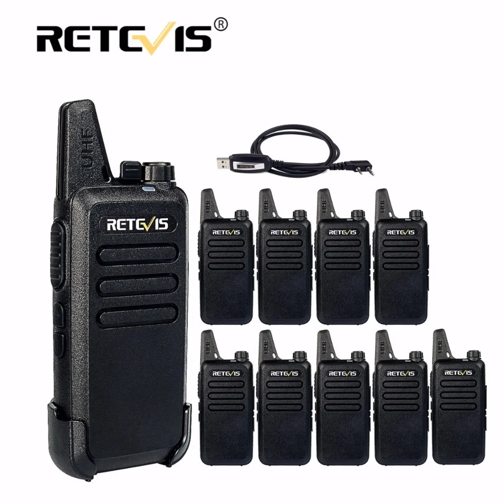 imágenes para 10 unids Retevis RT22 Mini Walkie Talkies de Radio 2 W 16CH Hf Transceptor de Radio cb UHF VOX Portátil Mini-USB de Carga Paseo charla + Cable imágenes para 10 unids Retevis RT22 Mini Walkie Talkies de Radio 2 W 16CH Hf Transceptor de Radio cb UHF VOX Portátil Mini-USB de Carga Paseo charla + Cable