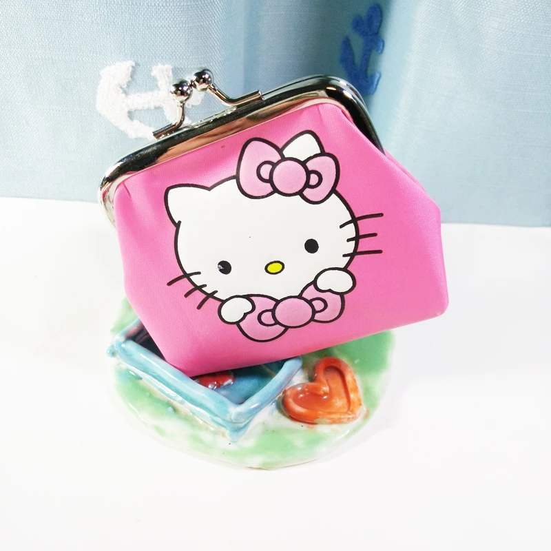 

High Quality Hello Kitty Coin Purse Student Portable Women's Wallet Cute Cartoon Bag Ladies Children Purses Christmas Gift