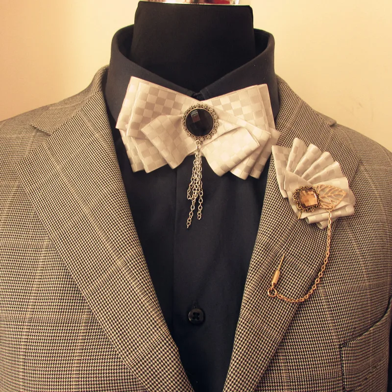 Broches Vintage De Color Plateado Para Hombre, Para Mujer