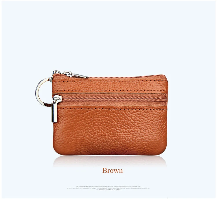 Lomelobo Women Genuine leather Coin Wallets bags holder L060 Details (18) lady Zipper Coin Bags Children Storage Pocket