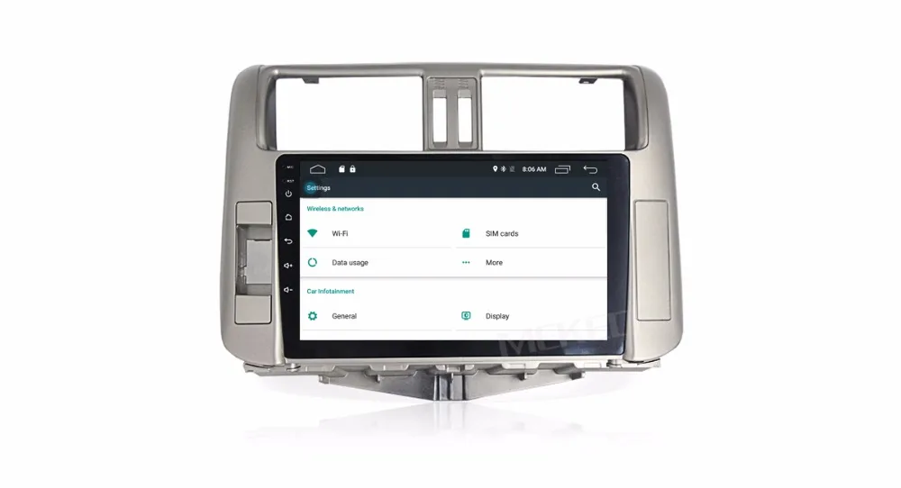 Perfect Mekede Car Multimedia player Autoradio car gps dvd player for Toyota Prado 150 Land cruiser 2010-2013 with 4G LTE wifi bluetooth 16