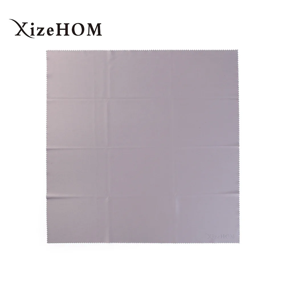 XizeHOM 40*40 см большая ткань из микрофибры для очков Солнцезащитные очки характеристики тканевая салфетка для чистки очков черная ткань для очистки линз