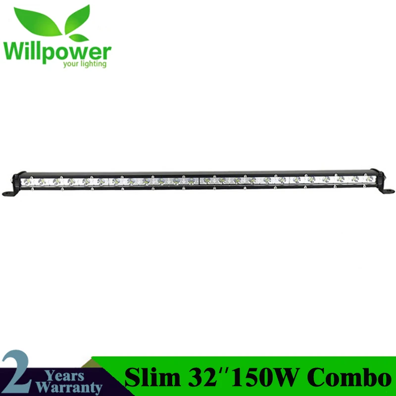 

Super Slim 32Inch 150W Led Light Bar Combo Led Beams Auto Work Light For Jeep ATV Lada Niva Off-Road 12V 24V Led Bar