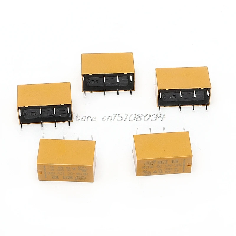 5 шт. Мини реле мощности 8pin 1 А 125 В AC 2A 30 в DC DPDT|power relay|mini power relayrelay |