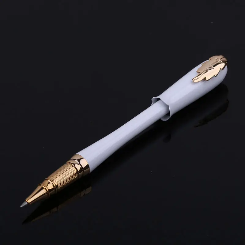 Picasso 986 Greek Irene  Rollerball Pen Female Gift White Bud Cap Leaf Clip Office Signature Homework Exam Writing children s study desk primary and secondary school students writing desk boys and girls homework desk and chair household