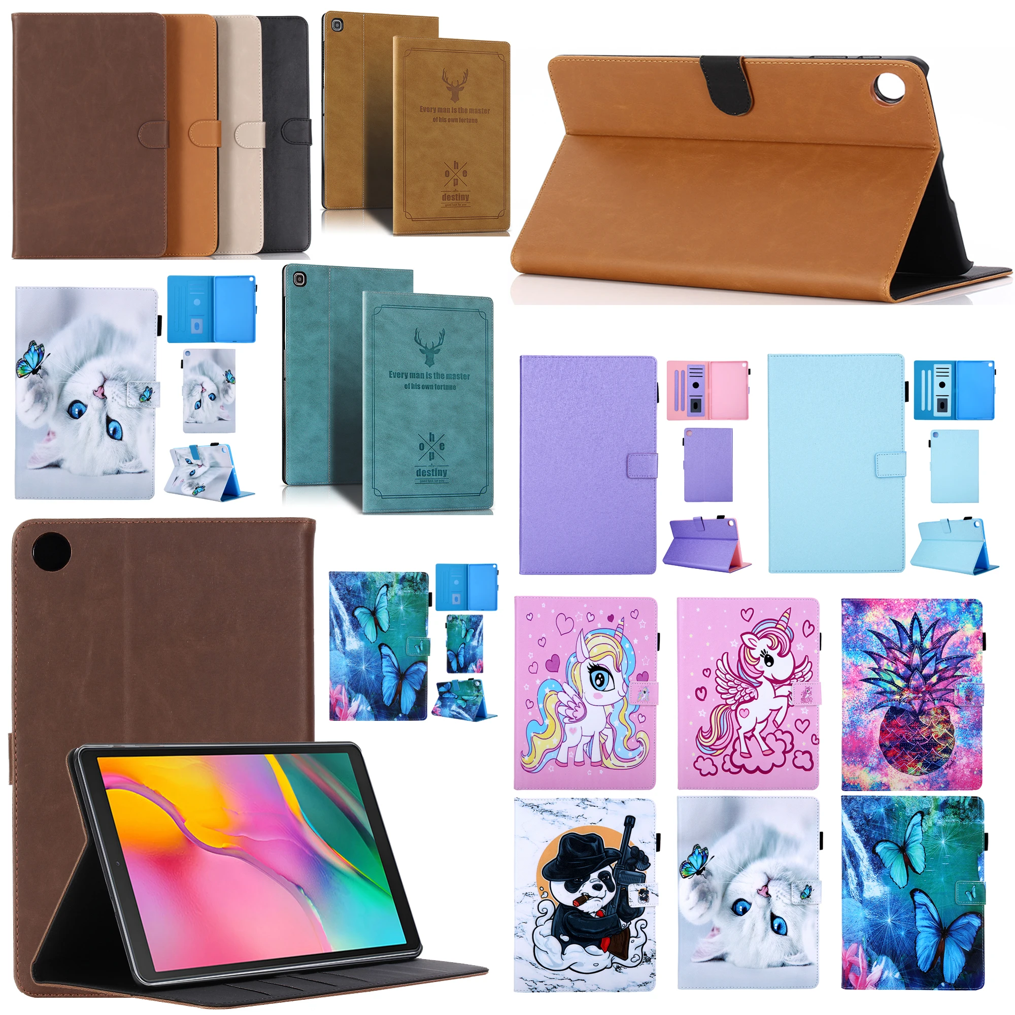 Чехол из искусственной кожи для Samsung Galaxy Tab A 10 1 2019 T510 T515 | Компьютеры и офис