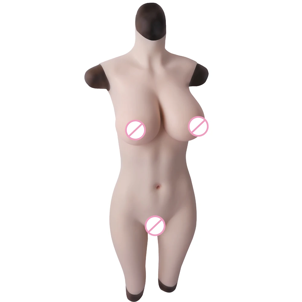 2018 New Memory silicone material bodysuit with G cup breast liquid silicone filling for crossdresser butterfly 2