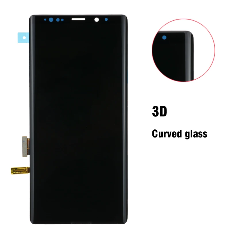 ORIGINAL SUPER AMOLED 6.4'' LCD with frame for SAMSUNG GALAXY Note 9 Note9 N960F Display Touch Screen Digitizer Assembly