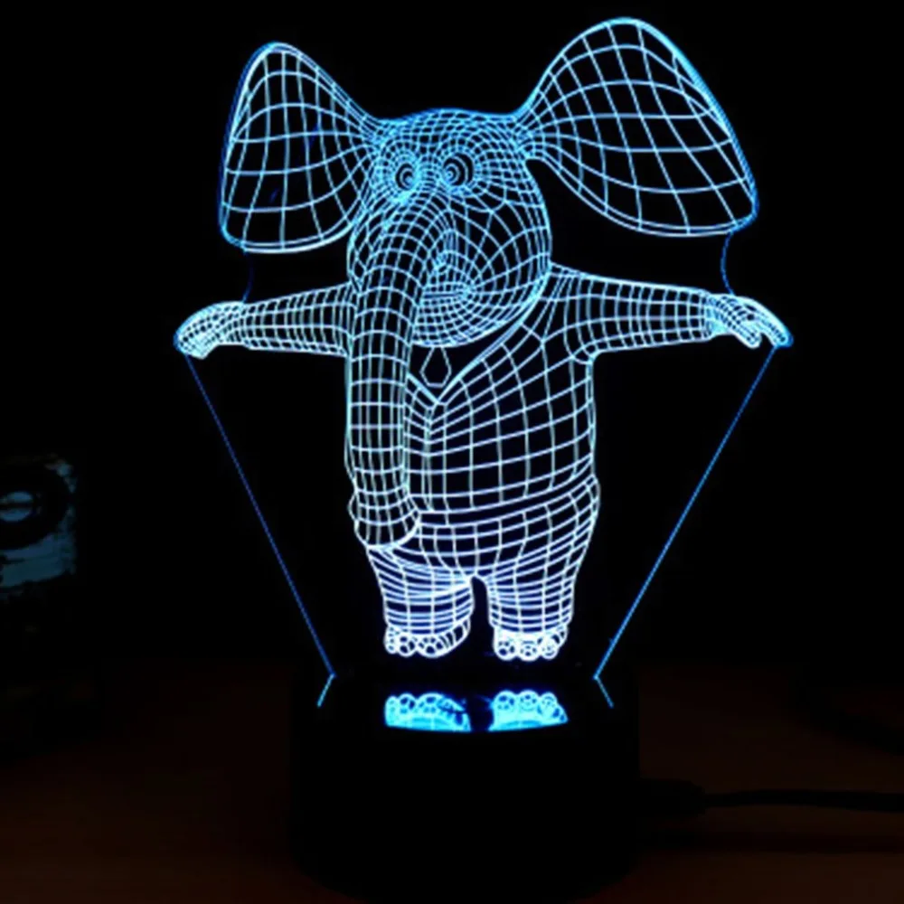 Сувенир сенсорный выключатель настольная лампа светильник 3D акриловый