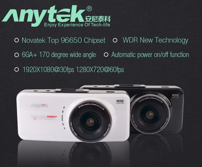 1080P Anytek AT66T Car DVR Dash Camera (1)