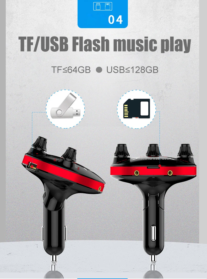 JINSERTA вкл/выкл управление FM модулятор Bluetooth fm-передатчик Handsfree автомобильный комплект аудио MP3 плеер AUX Выход TF USB музыка