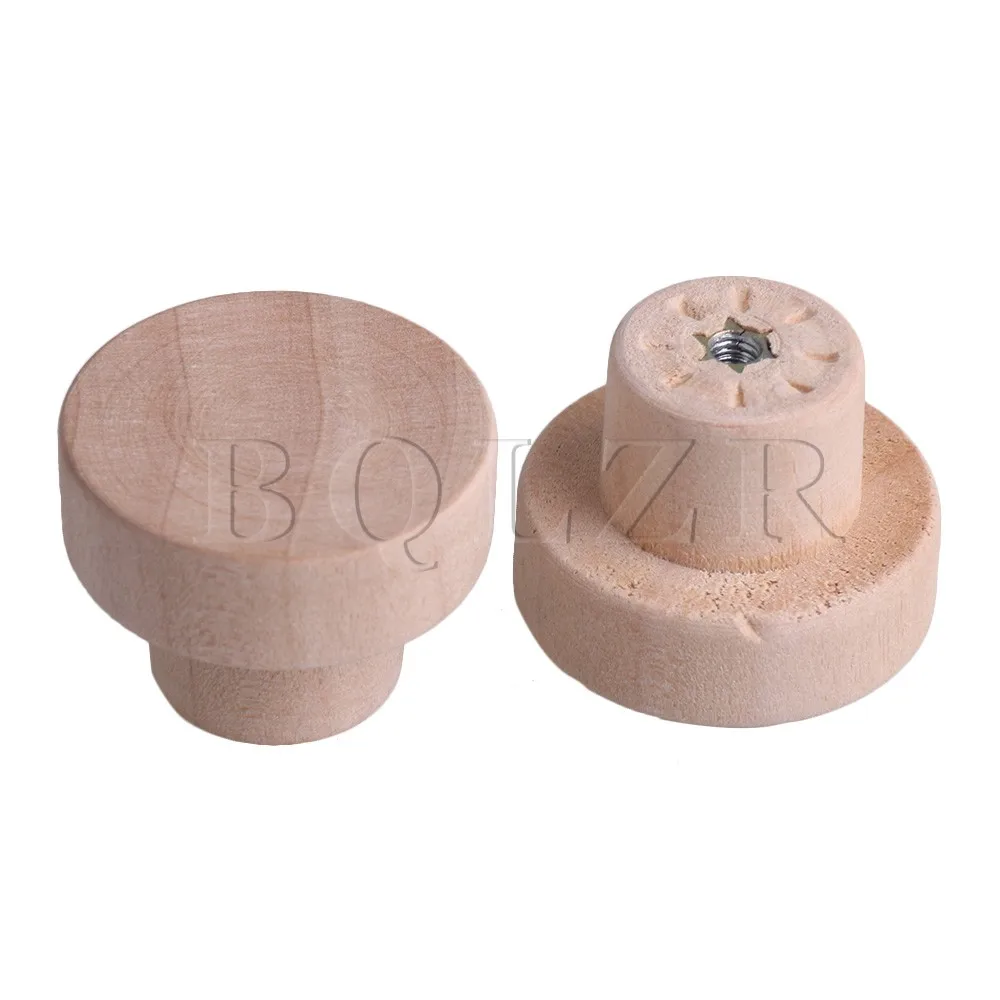 BQLZR المنزل التبعي 35x25mm الخشب اللون Superba الخشب الأجهزة جولة التأثيرات المقابض ل مجلس الوزراء درج صندوق أحذية خزانة دولاب