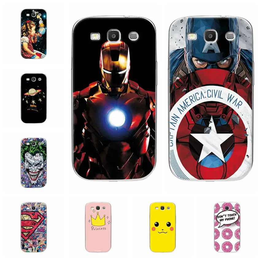 

Ample Captain America Cases For Samsung S3 GT-I9300 Neo i9301 Duos i9300i Flower Back Cover For Samsung Galaxy S3 SIII Fundas