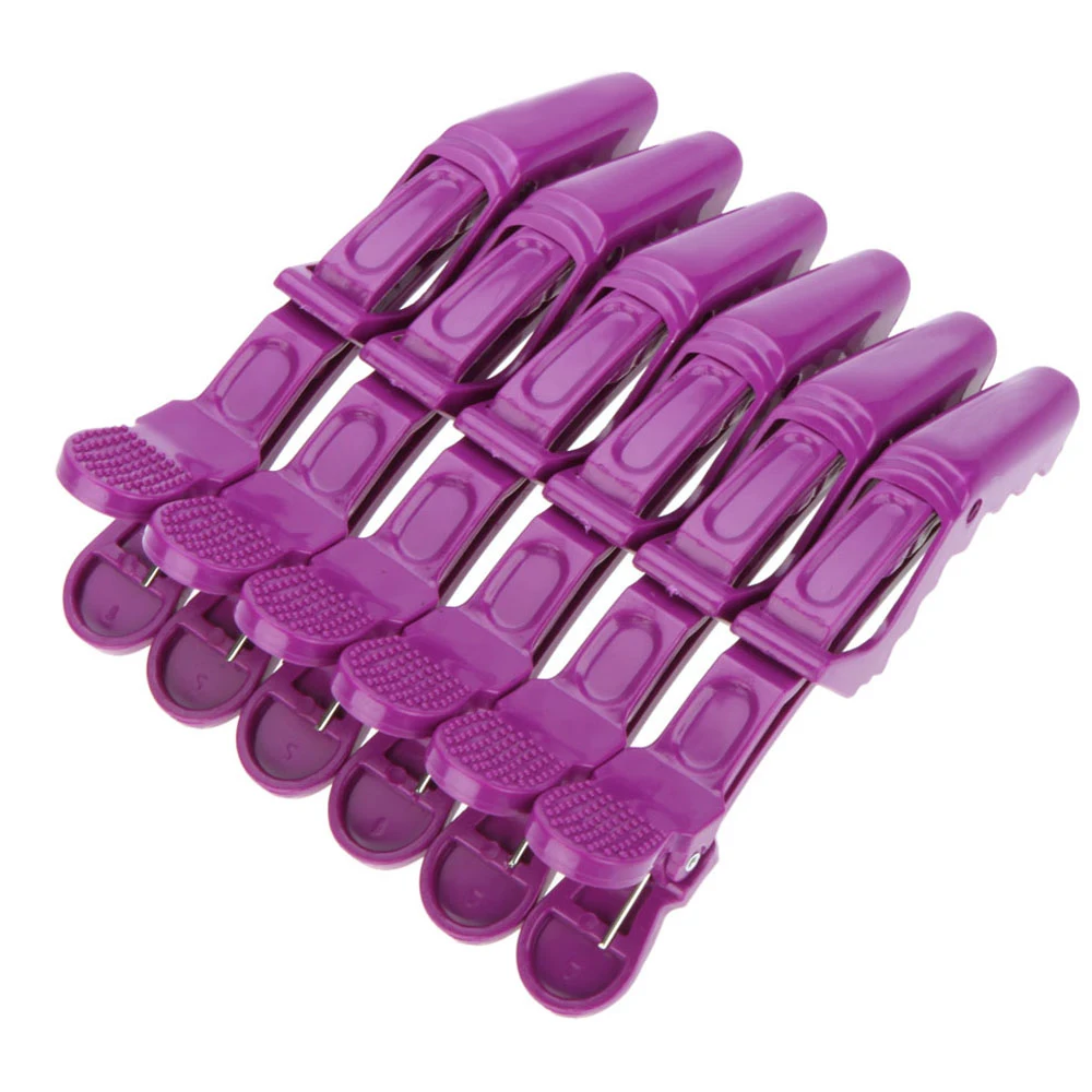 6Pcs/Lot Hairpins Sectioning Clips Clamps Hairdressing Salon Alligator