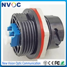 Открытый IP67 ODVA-LC DX перегородки волоконный адаптер С Пылезащитным колпачком, ODVA LC/SC/MPO волоконно-оптический адаптер разъем
