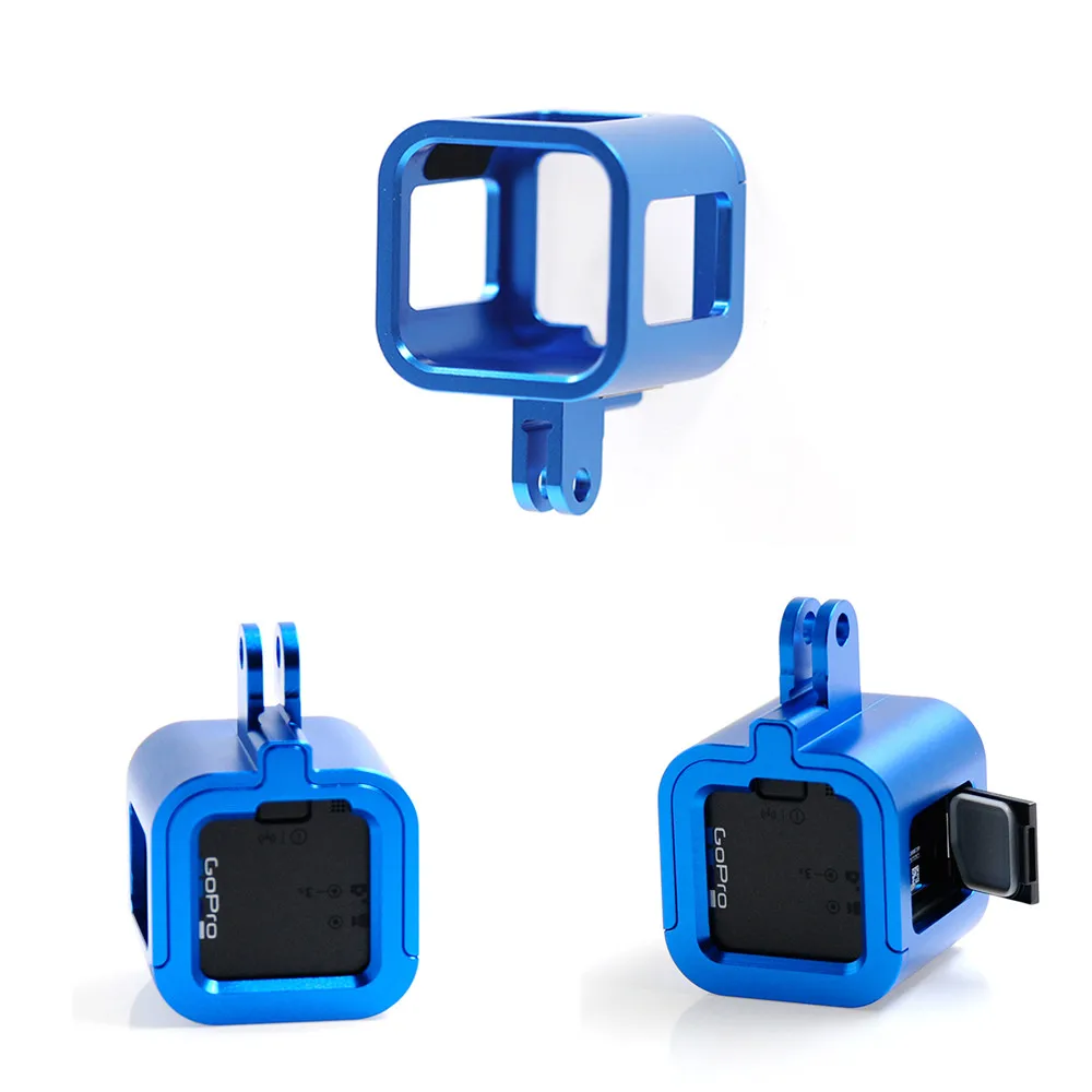 Anordsem аксессуары крепление для Gopro Алюминиевый CNC защитный корпус чехол для Gopro Hero 4 Session, 5 Session крепления для фотоаппаратов