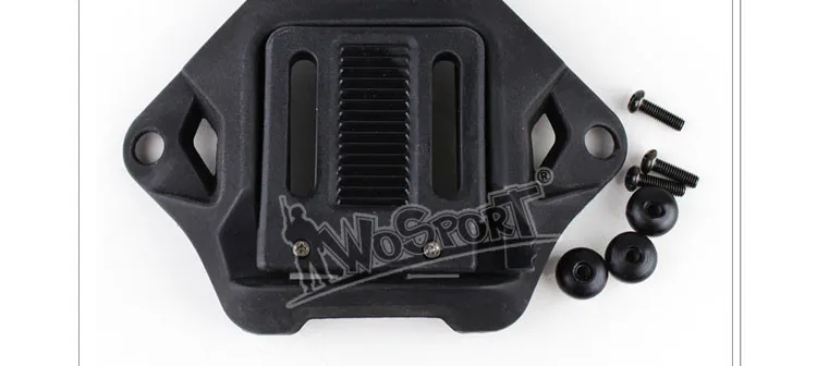 WoSporT Тактический БЫСТРО Шлем Интимные Аксессуары Открытый Airsoft Пейнтбол Охота армия Militar многофункциональный адаптер передачи
