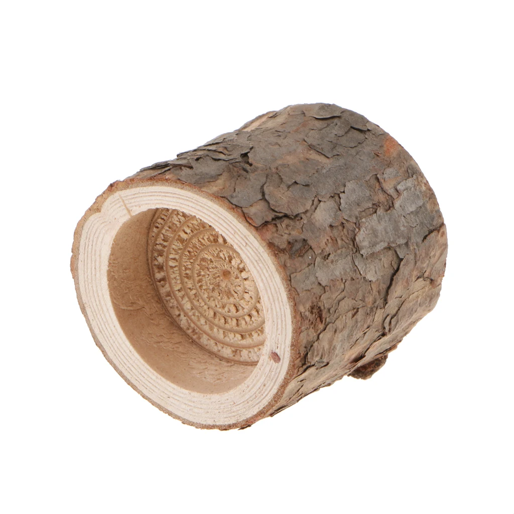 Natural Tree Branch Stump Wooden Candle Holder Tea Light Holder For Candlelight Dinner Decora 5x5x5cm