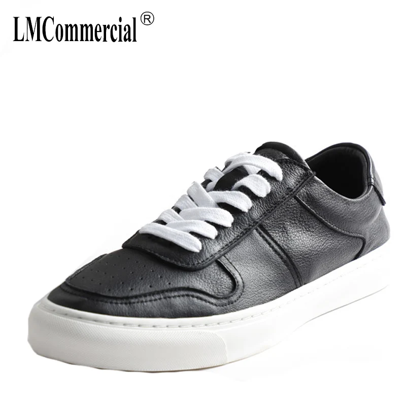 

new leisure men's Genuine leather shoes sneakers all-match cowhide breathable sneaker fashion men casual shoes Leisure male