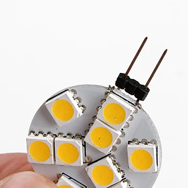 

10PCS 12 v led lamp plate G4 5050 patch 1.3 W dc bulb lamp G4 led energy-saving lamps warm white