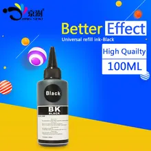 100 мл черный Универсальный пополнения чернил комплект красителя чернил совместимый для hp для Canon для Brother для принтеров Epson чернильный картридж и СНПЧ