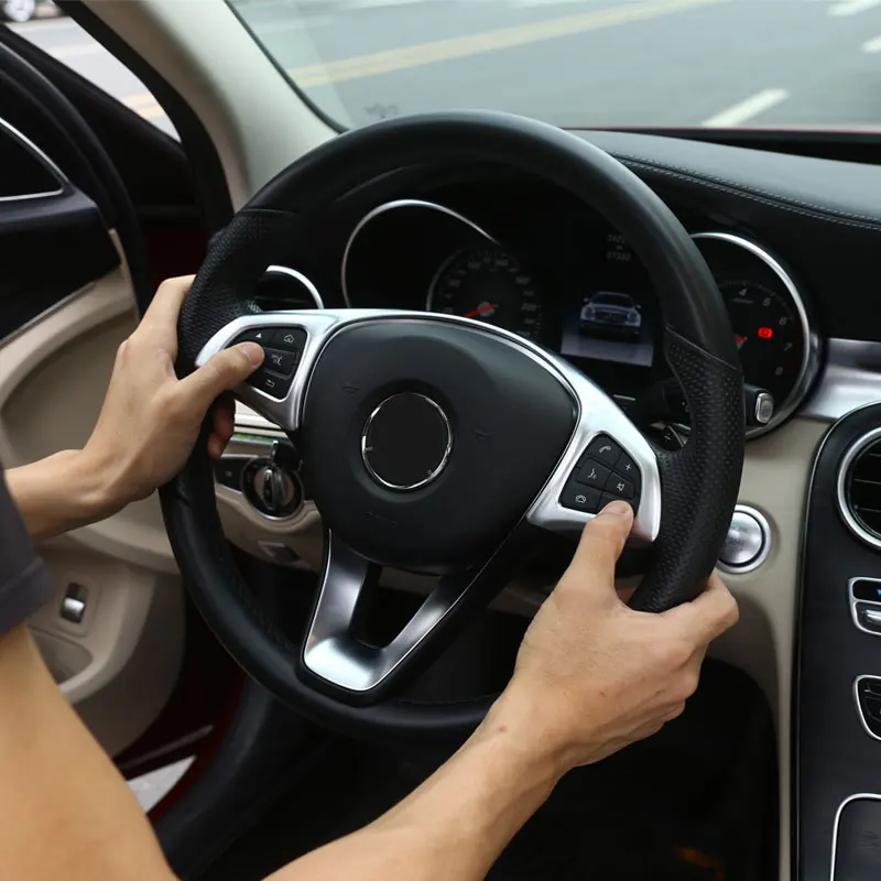Для Mercedes Benz C GLC E Class W205 W213 C200 GLC260 2016 2017 автомобильный Стайлинг ABS хромированный