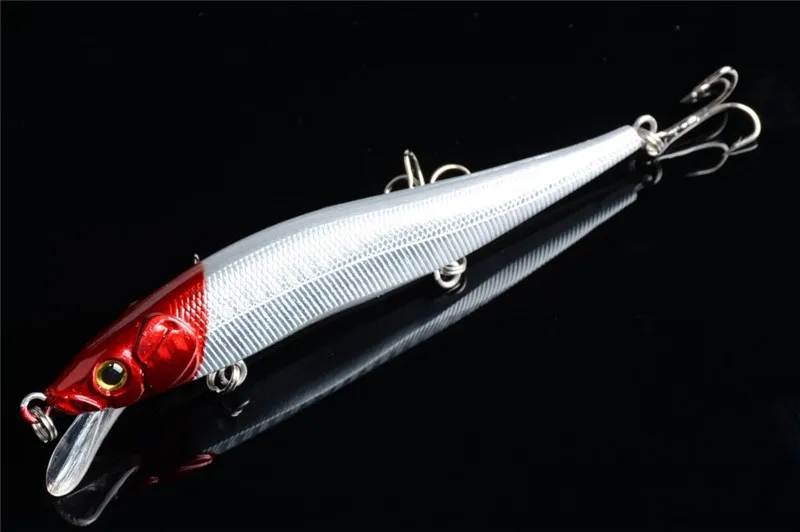1x 11.5cm 13g Bent Minow Fishing Lure Hard Plastic Artificial Lures 3D Fish Eye Swim Bait Crankbait Fake Baits Low Factory Price (8)