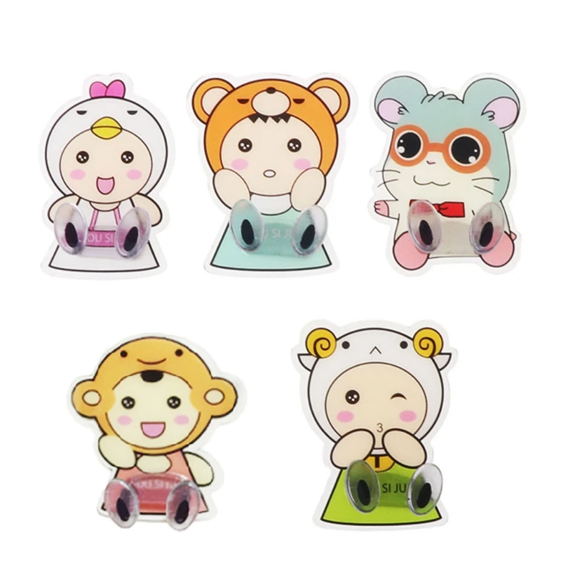 

Cartoon Plug Holder Electrical Wire Organizer Storage Rack Wall Sticky Key HookRamadan Festival Gifts