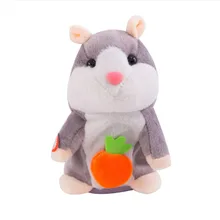 Забавные Плюшевые Интерактивные говорящие игрушки, хомяк повторяет то, что вы говорите, электронный питомец, мышь, друг, рождественский подарок для мальчика и девочки