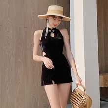 Женский купальный костюм пуш-ап, танкини, купальная одежда, купальный костюм для женщин, Рашгард, женский купальник с пуш-ап, Корейская Высокая одежда