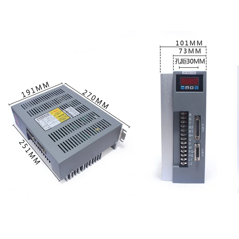 7.5KW CNC AC Серводвигатель комплект 180ST-M48015 48N. M 1500 об/мин 380VAC+ AASD-70A 220В драйвер с 3M кодер+ кабель двигателя