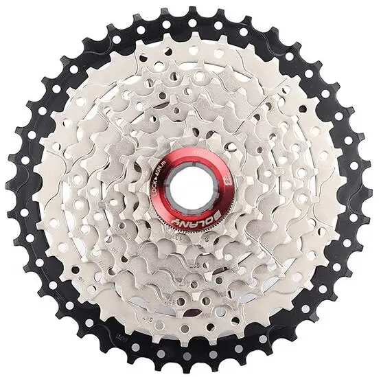 Bolany MTB 8 скоростной велосипед Freewheel 11-40T 42T кассета для горных велосипедов инструмент запасные части для велосипедов Совместимость для M410 Sram X4 - Цвет: 8S 11-42T Red cover