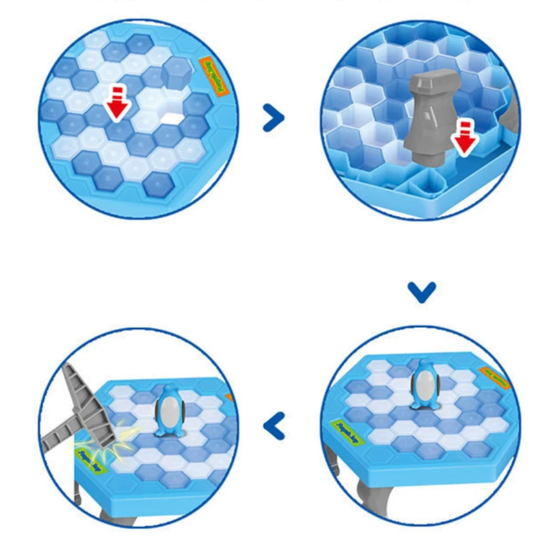 Забавный Пингвин ловушка интерактивные родитель-ребенок стол развлечения вывеска indoor Board игра изделия для крошения льда сохранить игрушки подарки для детей#240349