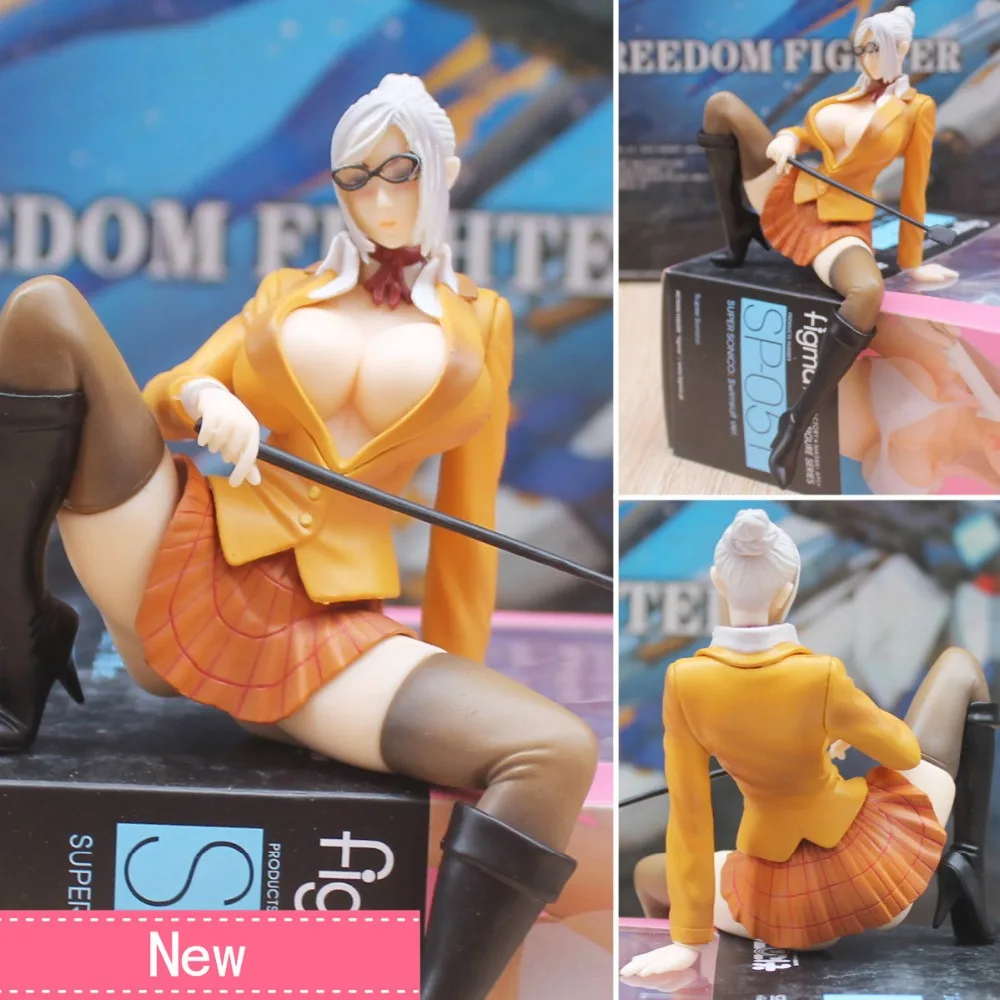 

Anime Prison School Shiraki Meiko Sitting Position Ver PVC Action Figure Collectible Model doll toy 15cm